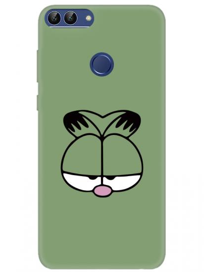 Huawei P Smart Garfield Yeşil Telefon Kılıfı