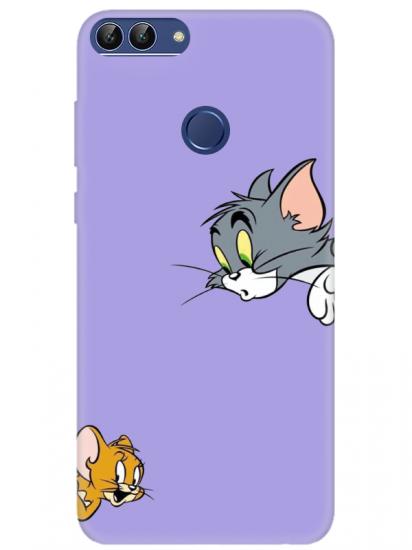 Huawei P Smart Tom And Jerry Lila Telefon Kılıfı