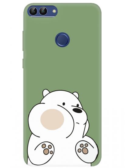 Huawei P Smart Panda Yeşil Telefon Kılıfı