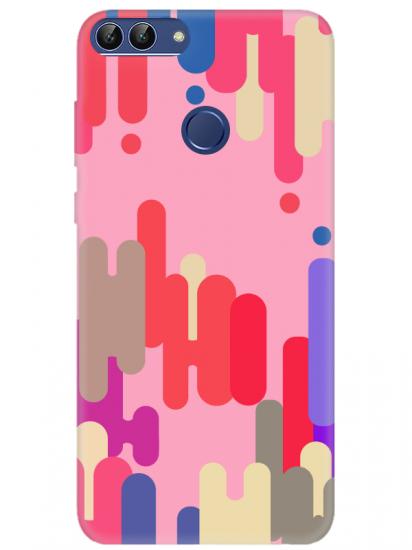 Huawei P Smart Pop Art Pembe Telefon Kılıfı