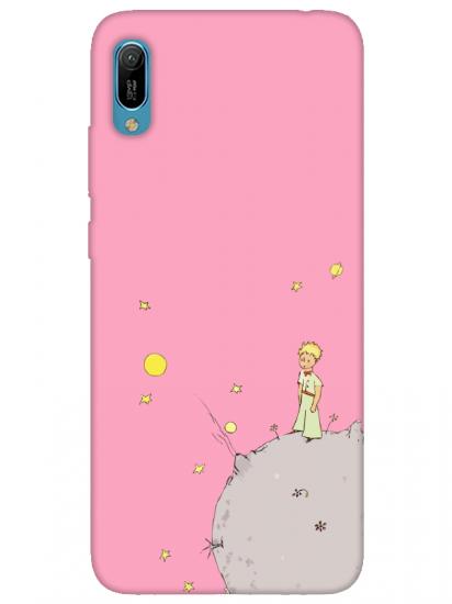 Huawei Y6 2019 Küçük Prens Pembe Telefon Kılıfı