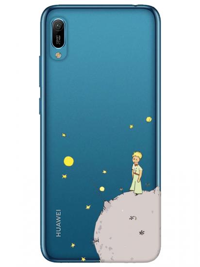 Huawei Y6 2019 Küçük Prens Şeffaf Telefon Kılıfı