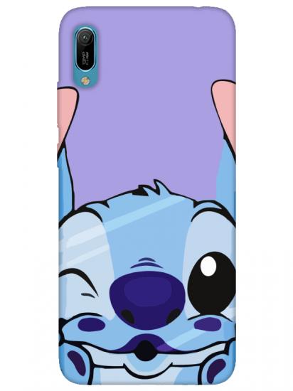 Huawei Y6 2019 Stitch Lila Telefon Kılıfı