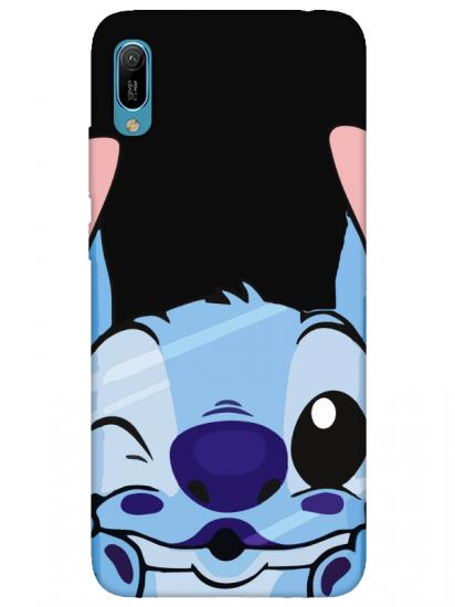 Huawei Y6 2019 Stitch Siyah Telefon Kılıfı