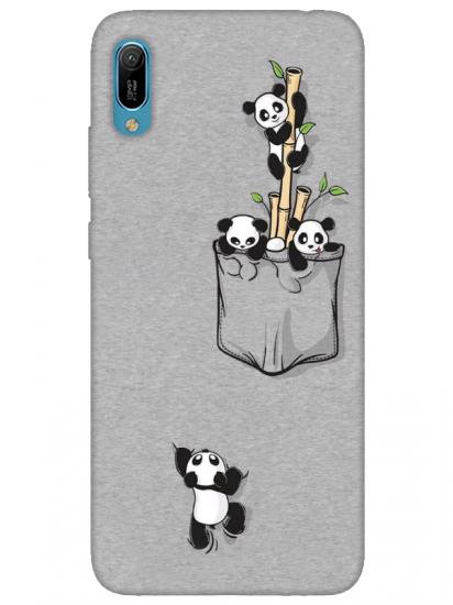 Huawei Y6 2019 Panda Telefon Kılıfı