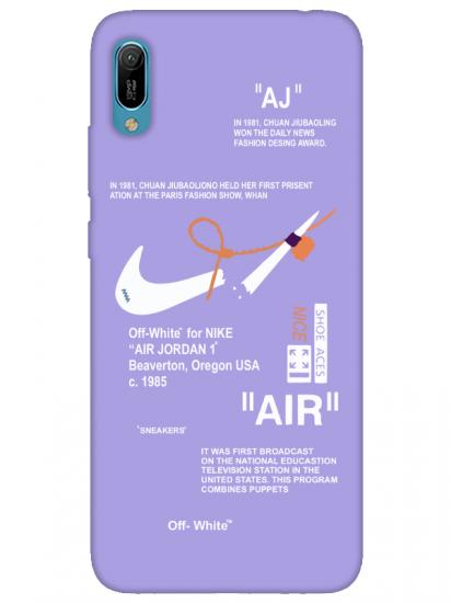 Huawei Y6 2019 Nike Air Lila Telefon Kılıfı