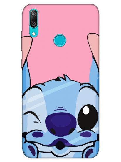 Huawei Y7 2019 Stitch Pembe Telefon Kılıfı