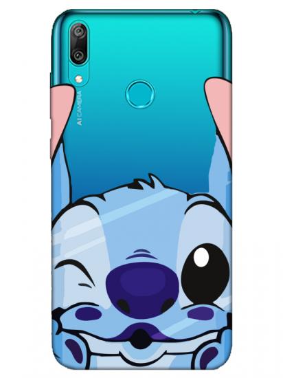 Huawei Y7 2019 Stitch Şeffaf Telefon Kılıfı