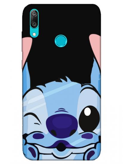 Huawei Y7 2019 Stitch Siyah Telefon Kılıfı