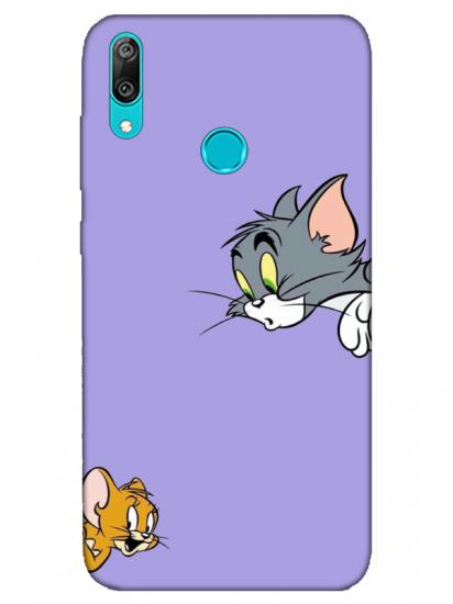 Huawei Y7 2019 Tom And Jerry Lila Telefon Kılıfı