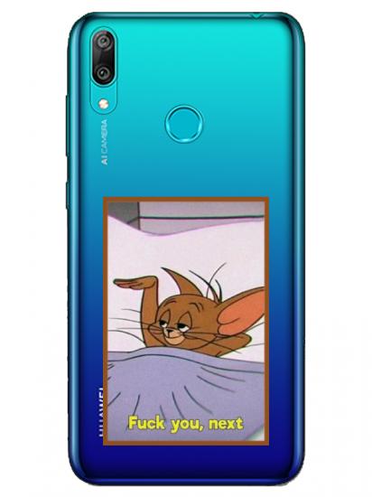 Huawei Y7 2019 Jerry Şeffaf Telefon Kılıfı