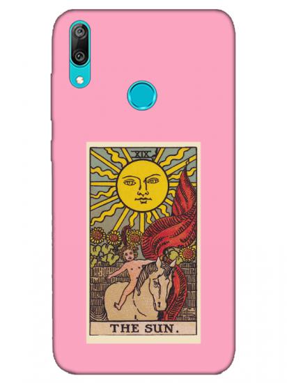 Huawei Y7 2019 The Sun Pembe Telefon Kılıfı