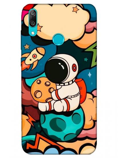 Huawei Y7 2019 Astronot Telefon Kılıfı