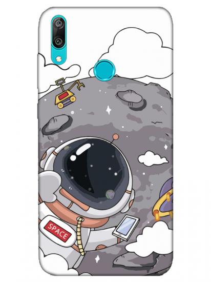 Huawei Y7 2019 Astronot Telefon Kılıfı