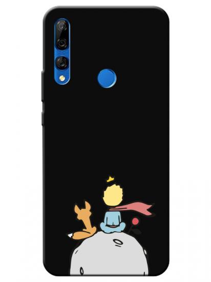 Huawei Y9 Prime 2019 Küçük Prens Siyah Telefon Kılıfı