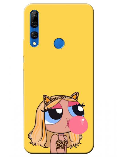 Huawei Y9 Prime 2019 Powerpuff Girls Sarı Telefon Kılıfı