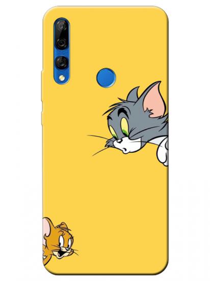 Huawei Y9 Prime 2019 Tom And Jerry Sarı Telefon Kılıfı