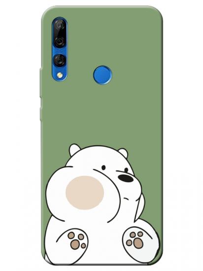 Huawei Y9 Prime 2019 Panda Yeşil Telefon Kılıfı