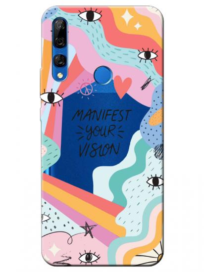 Huawei Y9 Prime 2019 Manifest Your Vision Şeffaf Telefon Kılıfı