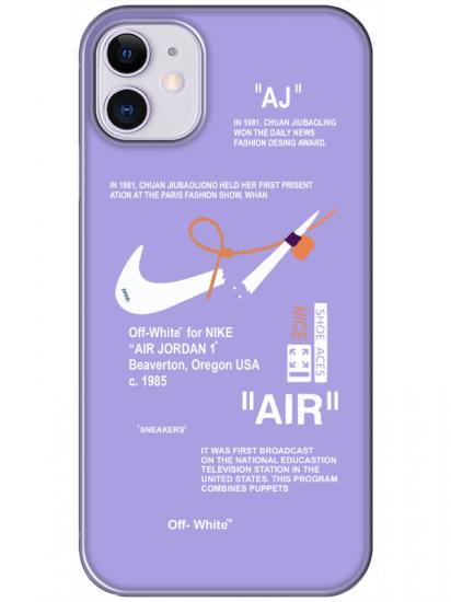 iPhone 11 Nike Air Lila Telefon Kılıfı