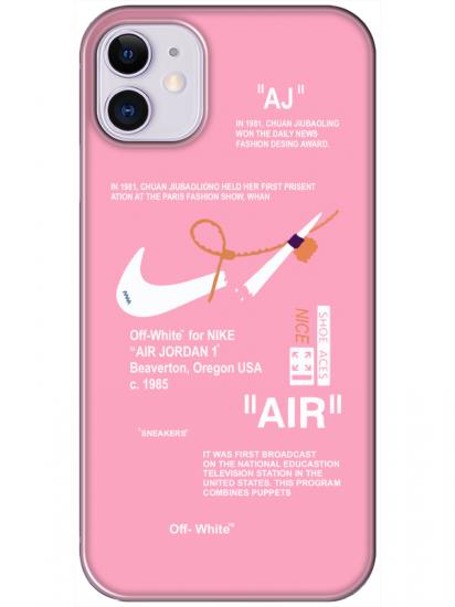 iPhone 11 Nike Air Pembe Telefon Kılıfı