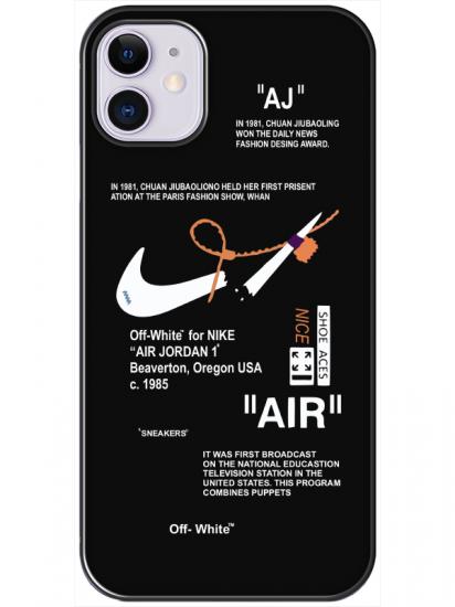 iPhone 11 Nike Air Siyah Telefon Kılıfı