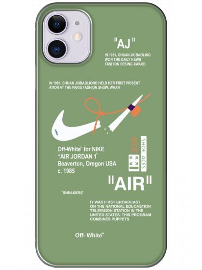 iPhone 11 Nike Air Yeşil Telefon Kılıfı