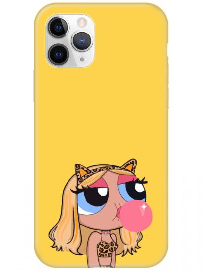 iPhone 11 Pro Powerpuff Girls Sarı Telefon Kılıfı