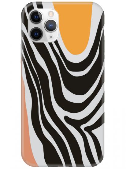 iPhone 11 Pro Zebra Desen Telefon Kılıfı