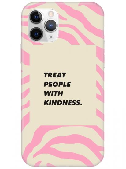 iPhone 11 Pro Zebra Motto Pembe Telefon Kılıfı