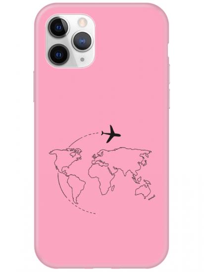 iPhone 11 ProFace Art Pembe Telefon Kılıfı