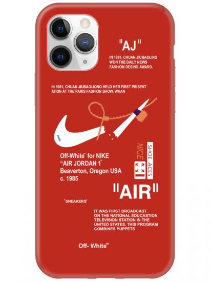 iPhone 11 Pro Nike Air Kırmızı Telefon Kılıfı