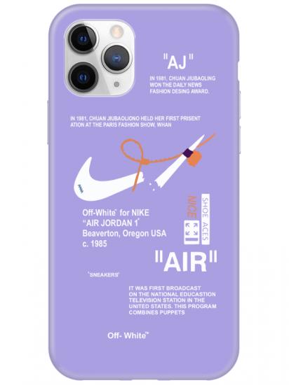 iPhone 11 Pro Nike Air Lila Telefon Kılıfı