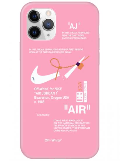 iPhone 11 Pro Nike Air Pembe Telefon Kılıfı