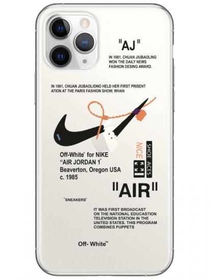 iPhone 11 Pro Nike Air Şeffaf Telefon Kılıfı