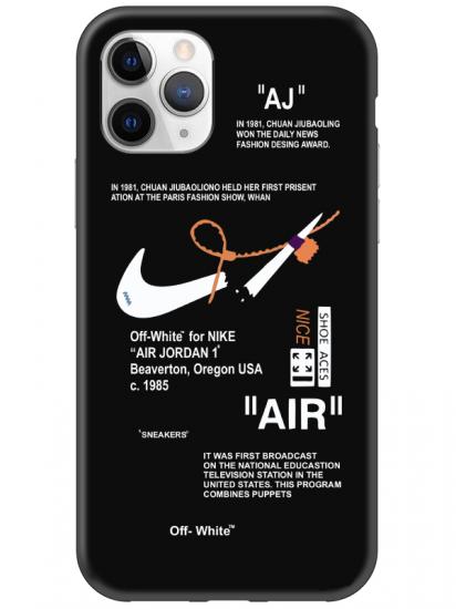 iPhone 11 Pro Nike Air Siyah Telefon Kılıfı