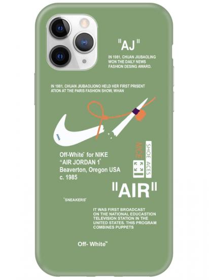 iPhone 11 Pro Nike Air Yeşil Telefon Kılıfı