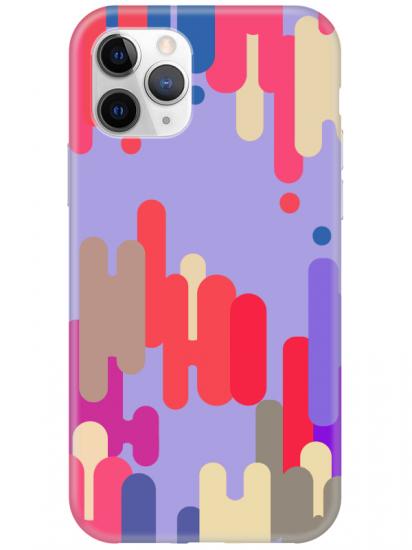 iPhone 11 Pro Pop Art Lila Telefon Kılıfı