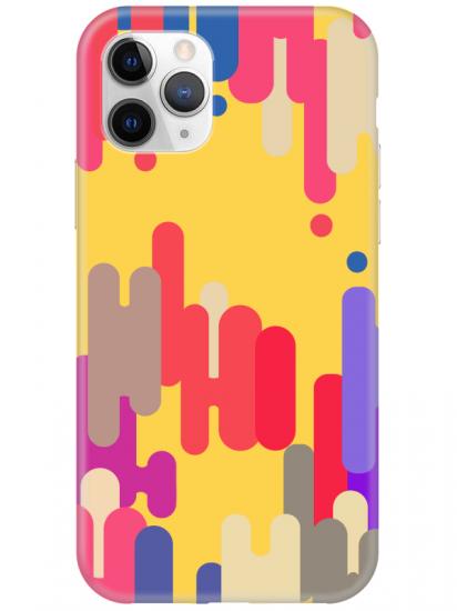 iPhone 11 Pro Pop Art Sarı Telefon Kılıfı