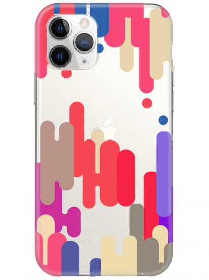 iPhone 11 Pro Pop Art Şeffaf Telefon Kılıfı