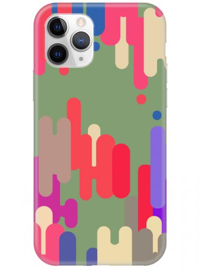 iPhone 11 Pro Pop Art Yeşil Telefon Kılıfı