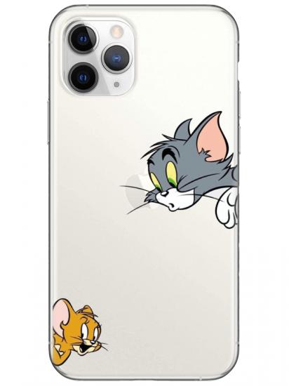 iPhone 11 Pro Max Tom And Jerry Şeffaf Telefon Kılıfı