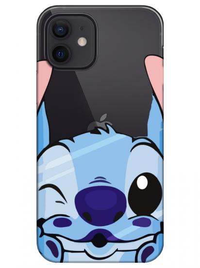 iPhone 12 Stitch Şeffaf Telefon Kılıfı