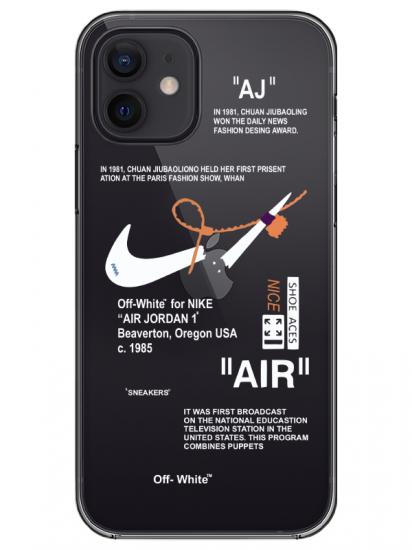 iPhone 12 Nike Air Şeffaf Telefon Kılıfı