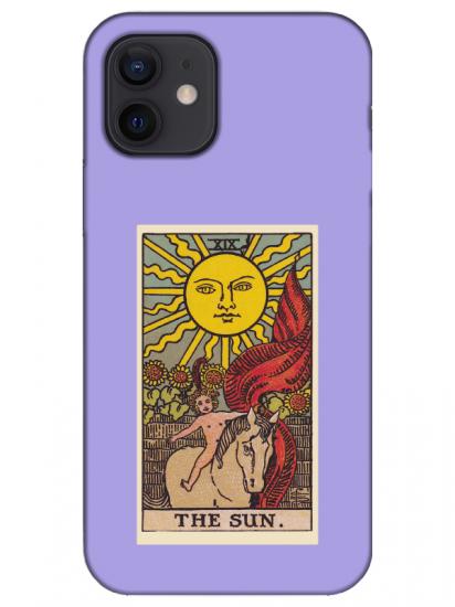 iPhone 12 The Sun Lila Telefon Kılıfı