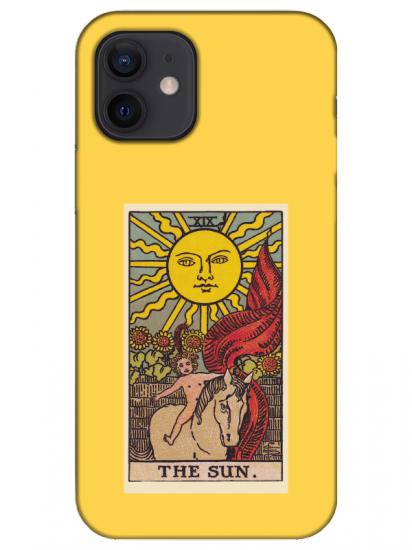 iPhone 12 The Sun Sarı Telefon Kılıfı