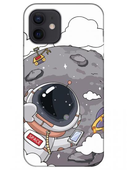 iPhone 12 Astronot Telefon Kılıfı