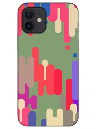 iPhone 12 Mini Pop Art Yeşil Telefon Kılıfı