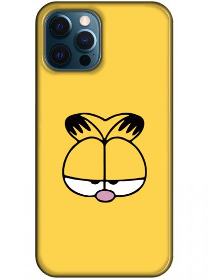 iPhone 12 Pro Garfield Sarı Telefon Kılıfı