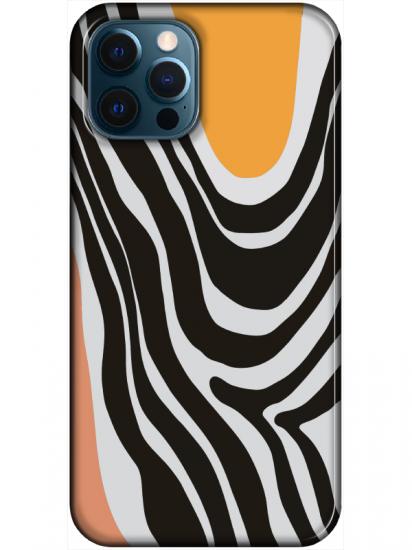 iPhone 12 Pro Zebra Desen Telefon Kılıfı